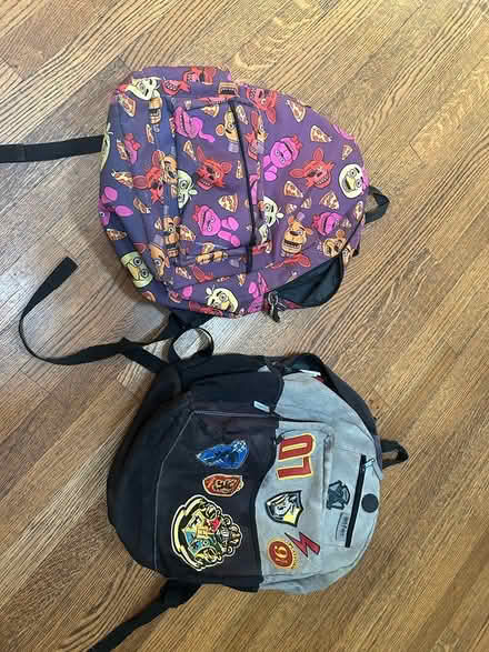 Photo of free Used kids backpacks (Sunnyvale, CA Ponderosa Park) #1