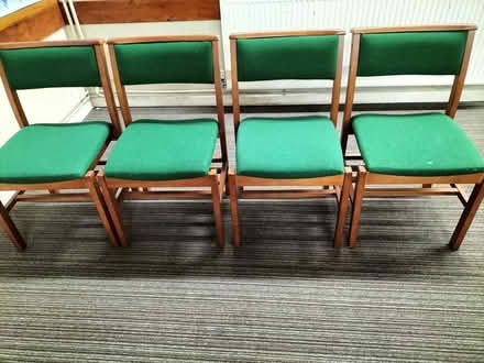 Photo of free 4 wood frame chairs (Arnold NG5) #2