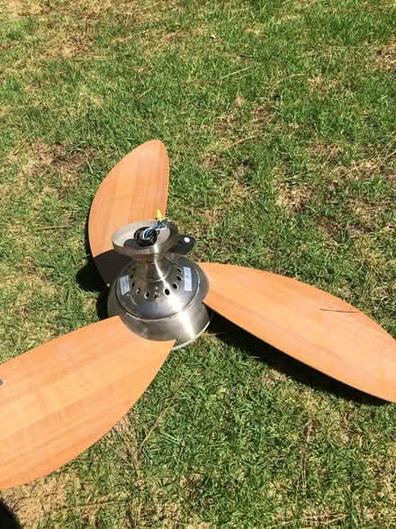 Photo of free Wood ceiling fan with light (Simi valley) #2