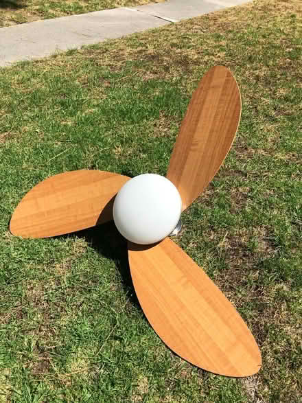 Photo of free Wood ceiling fan with light (Simi valley) #1