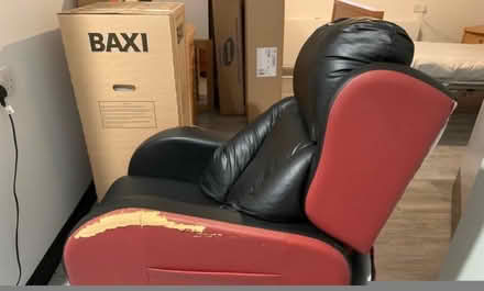 Photo of free Leather recliner chair (Gravelly Hill B24) #4