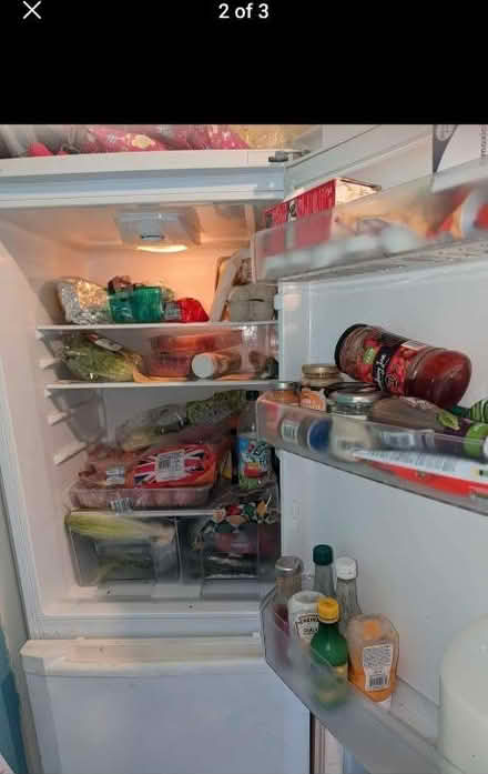 Photo of free Beko white fridge freezer (Market weighton YO43) #2
