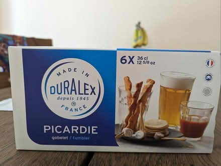 Photo of free duralex 6 x 12 5/8 tumblers (1533 Templeton Pl) #1
