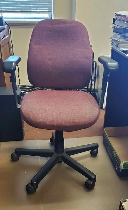 Photo of free Desk chair with wheels (Central Alameda) #1