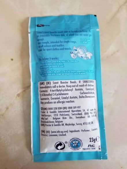 Photo of free Laundry scent products (Gloucester) #4