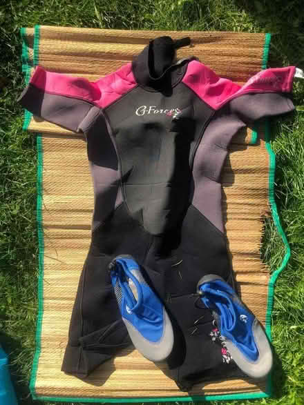 Photo of free Wetsuit and beach shoes (Frome BA11) #1