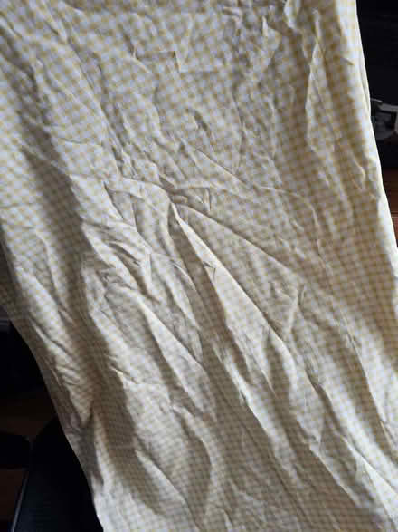 Photo of free Single yellow checked curtain (Heaton Chapel SK4) #1