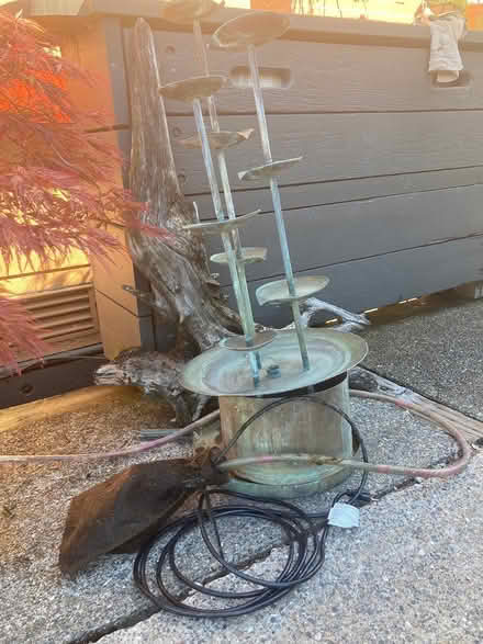 Photo of free Copper Garden Fountain (Eastlake - Roanoke at Fairview) #1