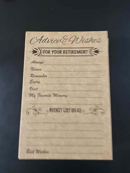 Photo of free Leftover Advice & Wishes Retirement (Amityville) #1