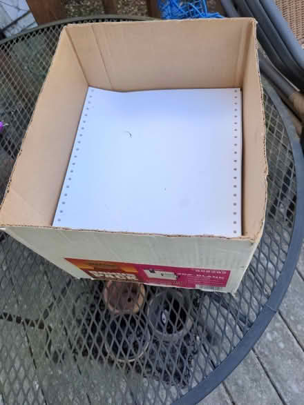 Photo of free Dot matrix printer paper (Greenlake) #1