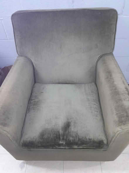 Photo of free Large Green Lounge Chair (On the curb near 1540 Pine) #1