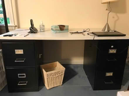 Photo of free Two 2-drawer filing cabinets (Arlington Heights) #1