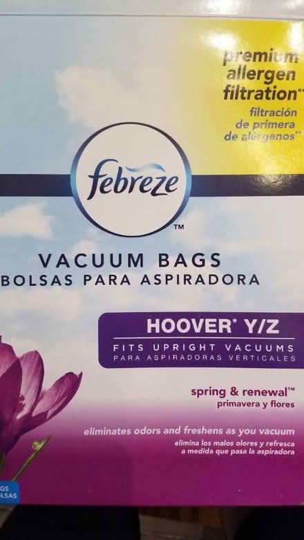 Photo of free Hoover upright Y vacuum bags (West Little Rock) #2