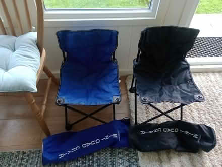 Photo of free Two children's foldup camping chairs (Radbrook Green SY3) #3