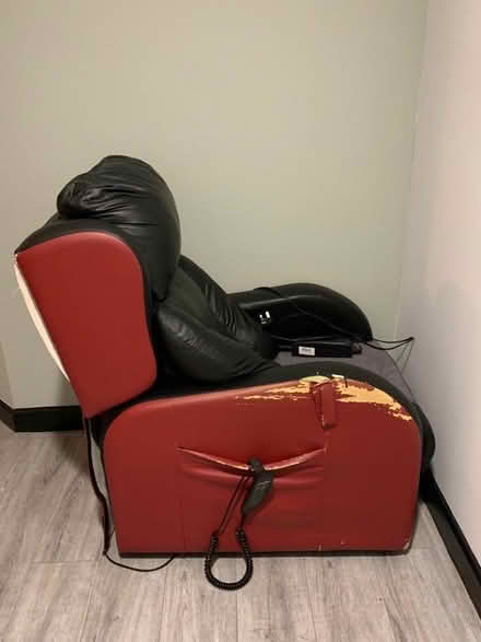 Photo of free Leather recliner chair (Gravelly Hill B24) #3