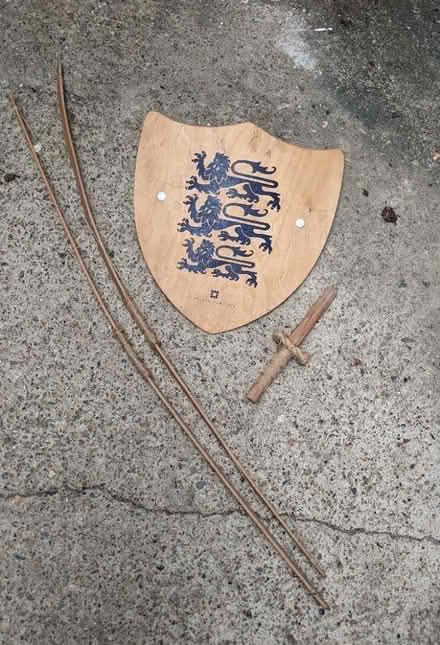 Photo of free Wooden toy weapons (Rudgwick RH12) #1