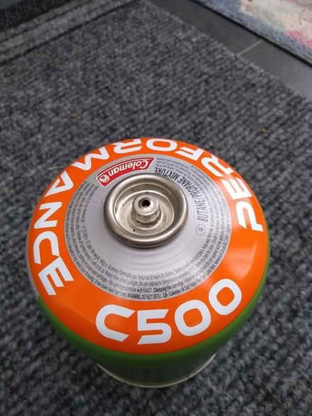 Photo of free Coleman C500 gas cylinder, unused (Malvern Link WR14) #1