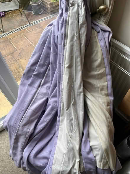 Photo of free 4 Lilac Curtains (Crawley RH10) #1