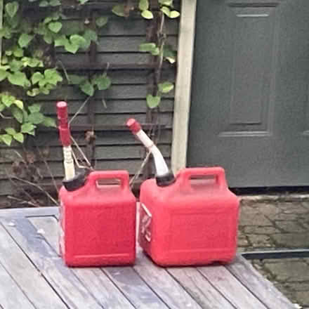 Photo of free 2 plastic gas cans (Portage park) #1