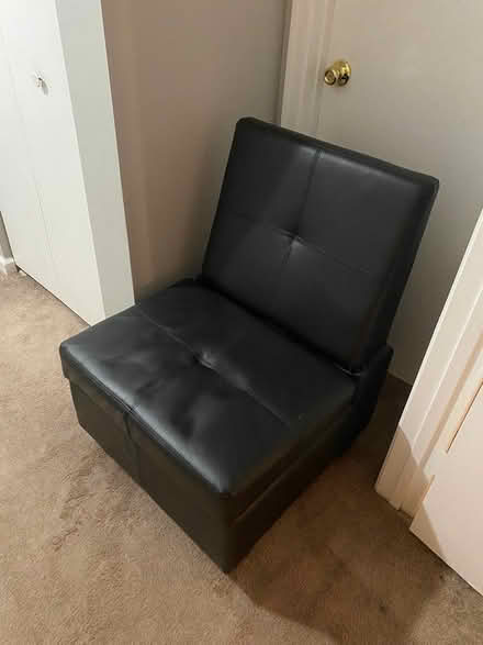 Photo of free Faux leather chair (Dumfries VA) #1