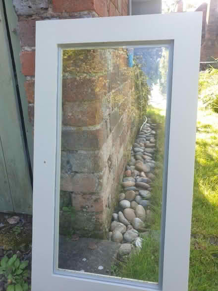 Photo of free Glazed tulipwood cupboard door..cold frame lid? (Wargrave RG10) #1