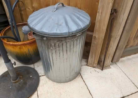 Photo of Old metal bins (Newick Road) #1