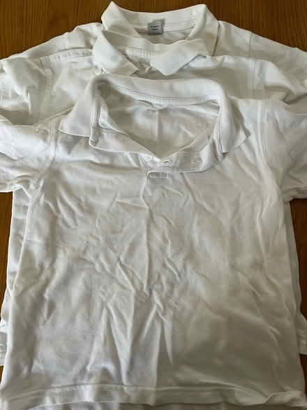 Photo of free School uniform Age 7 polo tops (Oldfield Brow, Altrincham) #1