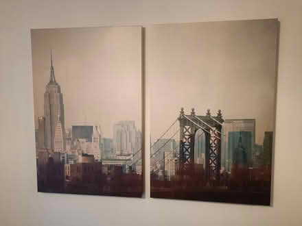Photo of free New York canvas pair (Welwyn Garden City) #1