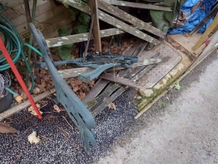 Photo of free Cast iron garden bench - metalwork only ! (Dursley GL11) #2