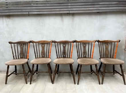Photo of free 5 Antique Vintage Dining Chairs (Crystal palace SE19) #1
