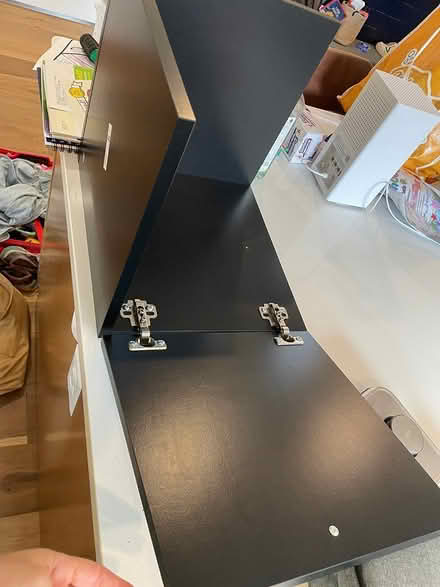 Photo of free Ikea KALLAX cube storage black door (Colonial village dc) #2