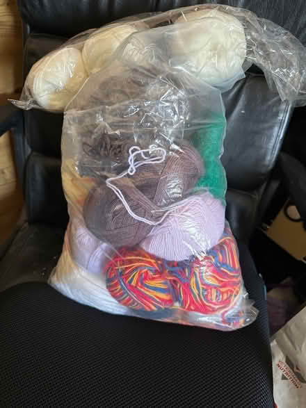Photo of free Big bag of wool. Assorted (LU2 Round Green) #1