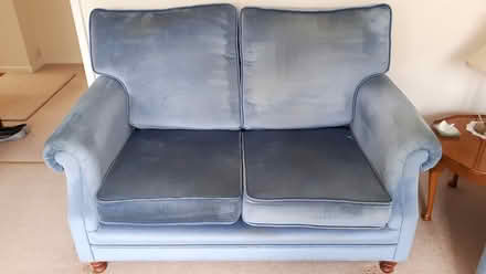 Photo of free 2 Two seater sofas and footstools (Sheffield 20) #1