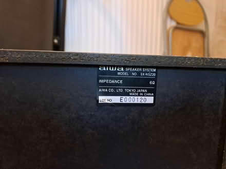Photo of free Pair of Aiwa Stereo Speakers (E4) #2