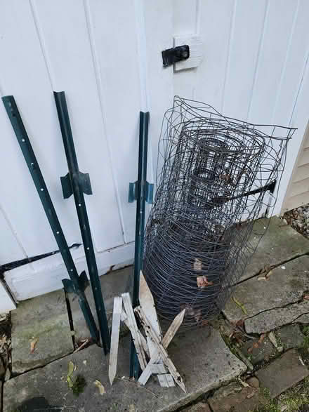 Photo of free Garden protection wire and stakes (Peabody) #2