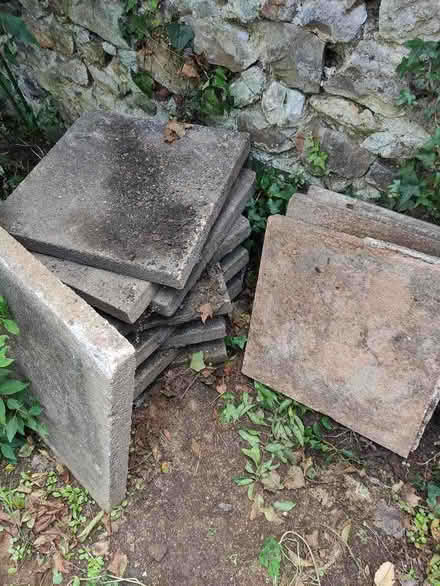 Photo of free 13 concrete paving slabs (Colyton EX24) #1
