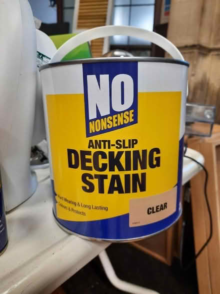 Photo of free Unopened Decking Stain (Trowbridge BA14) #1