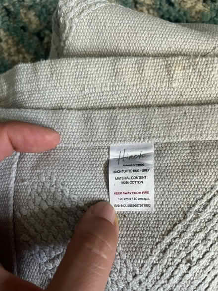 Photo of free Rug 120x170 (AL10) #4