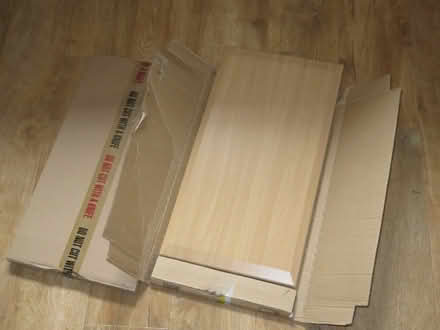 Photo of free 2 x Cupboard Doors, 300mm wide x 555mm Tall (Kings Stanley GL10) #1