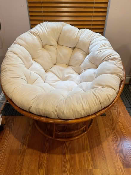 Photo of free Papasan chair frame/cushion (Piney Orchard) #2