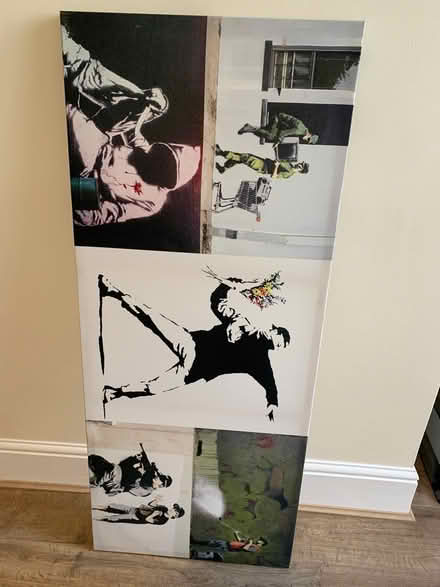 Photo of free Banksy Canvas (Stockbrook, Derby DE22) #1