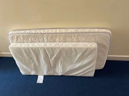 Photo of free 2 different size cot mattresses (SE8 Deptford) #1