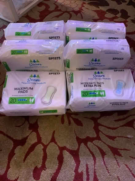 Photo of free Incontinent pads (West Seattle) #1