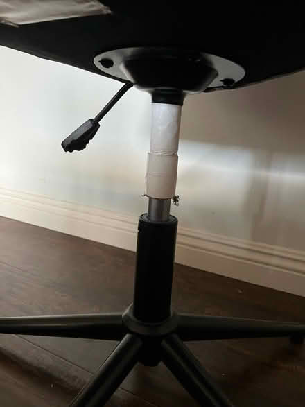 Photo of free Brown faux leather desk chair (West Hollywood, CA) #2