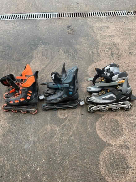 Photo of free Three pairs of rollerblades (Slyne with Hest LA2) #1
