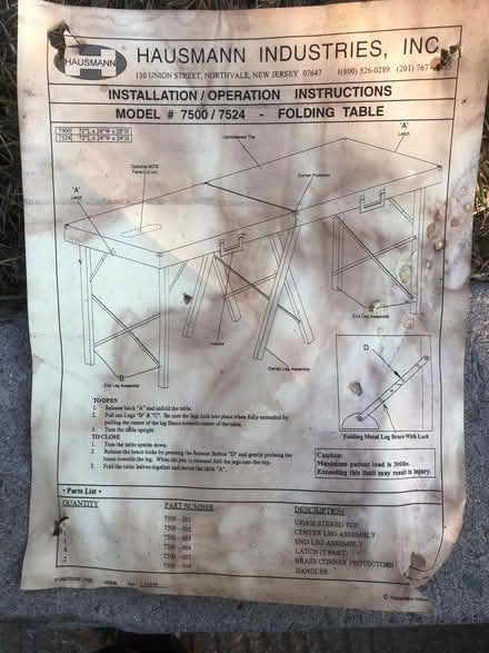 Photo of free Massage/ Therapy Table (Park Blvd) #3