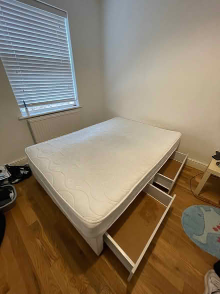 Photo of free Double bed with base (Clapham south) #2