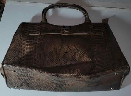 Photo of free Brown faux leather purse (Bloomingdale) #1