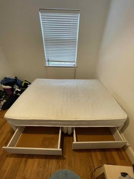 Photo of free Double bed with base (Clapham south) #3