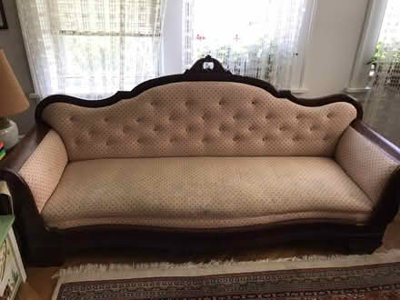 Photo of free Antique Couch (Astoria Queens) #1
